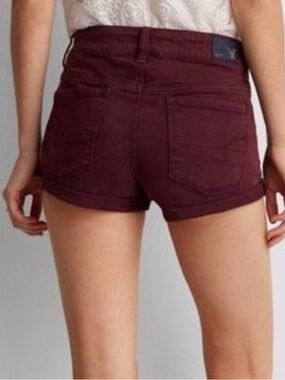 AEO Maroon Shorts
